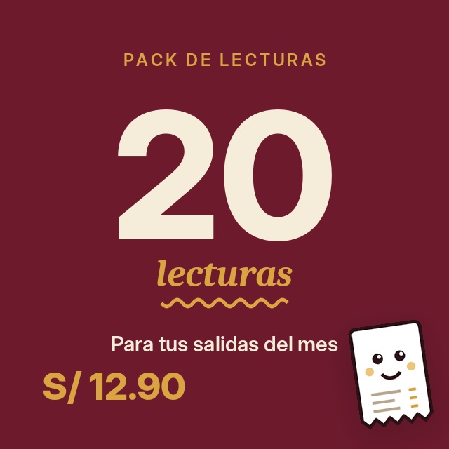 Pack 20: 20 lecturas de cuentas
